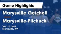 Marysville Getchell  vs Marysville-Pilchuck  Game Highlights - Jan. 27, 2023