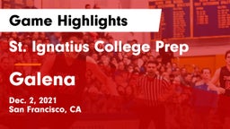 St. Ignatius College Prep vs Galena  Game Highlights - Dec. 2, 2021