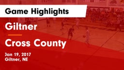 Giltner  vs Cross County  Game Highlights - Jan 19, 2017