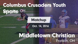 Matchup: Columbus Crusaders vs. Middletown Christian  2016