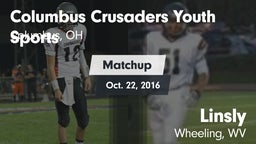 Matchup: Columbus Crusaders vs. Linsly  2016