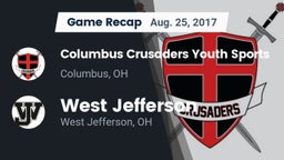 Recap: Columbus Crusaders Youth Sports vs. West Jefferson  2017