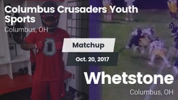 Matchup: Columbus Crusaders vs. Whetstone  2017