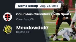 Recap: Columbus Crusaders Youth Sports vs. Meadowdale  2018