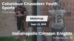 Matchup: Columbus Crusaders vs. Indianapolis Crimson Knights 2018