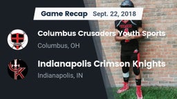 Recap: Columbus Crusaders Youth Sports vs. Indianapolis Crimson Knights 2018