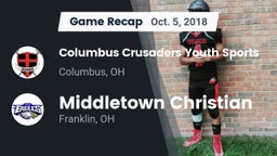 Recap: Columbus Crusaders Youth Sports vs. Middletown Christian  2018