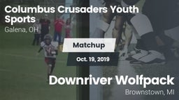 Matchup: Columbus Crusaders vs. Downriver Wolfpack 2019