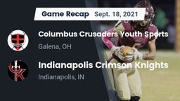 Recap: Columbus Crusaders Youth Sports vs. Indianapolis Crimson Knights 2021