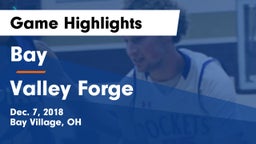 Bay  vs Valley Forge  Game Highlights - Dec. 7, 2018