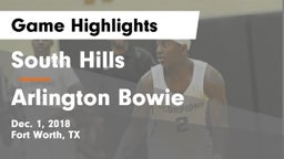 South Hills  vs Arlington Bowie Game Highlights - Dec. 1, 2018
