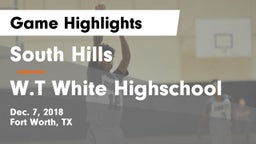 South Hills  vs W.T White Highschool Game Highlights - Dec. 7, 2018