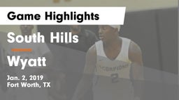 South Hills  vs Wyatt  Game Highlights - Jan. 2, 2019