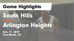 South Hills  vs Arlington Heights  Game Highlights - Jan. 11, 2019