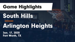 South Hills  vs Arlington Heights  Game Highlights - Jan. 17, 2020
