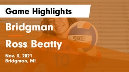 Bridgman  vs Ross Beatty  Game Highlights - Nov. 3, 2021