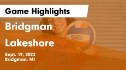 Bridgman  vs Lakeshore Game Highlights - Sept. 19, 2022
