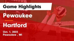 Pewaukee  vs Hartford  Game Highlights - Oct. 1, 2022