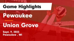 Pewaukee  vs Union Grove  Game Highlights - Sept. 9, 2023