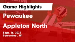 Pewaukee  vs Appleton North  Game Highlights - Sept. 16, 2023
