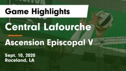 Central Lafourche  vs Ascension Episcopal V  Game Highlights - Sept. 10, 2020