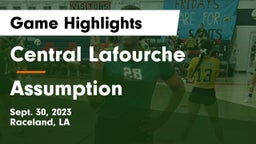 Central Lafourche  vs Assumption Game Highlights - Sept. 30, 2023
