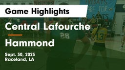 Central Lafourche  vs Hammond Game Highlights - Sept. 30, 2023
