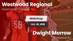 Matchup: Westwood Regional vs. Dwight Morrow  2016
