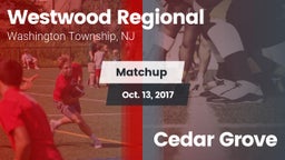 Matchup: Westwood Regional vs. Cedar Grove 2017