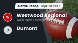 Recap: Westwood Regional  vs. Dumont 2017