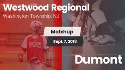 Matchup: Westwood Regional vs. Dumont 2018