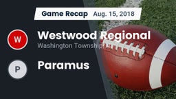 Recap: Westwood Regional  vs. Paramus 2018