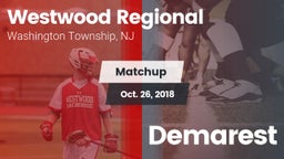 Matchup: Westwood Regional vs. Demarest 2018