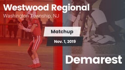 Matchup: Westwood Regional vs. Demarest 2019