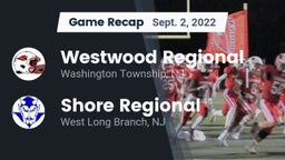 Recap: Westwood Regional  vs. Shore Regional  2022