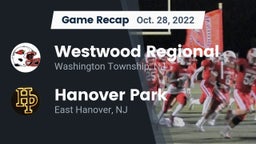 Recap: Westwood Regional  vs. Hanover Park  2022