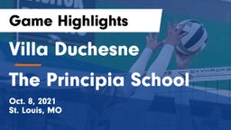 Villa Duchesne  vs The Principia School Game Highlights - Oct. 8, 2021