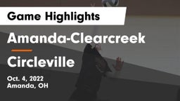 Amanda-Clearcreek  vs Circleville Game Highlights - Oct. 4, 2022