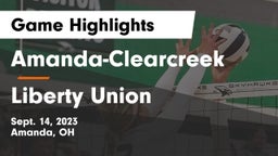 Amanda-Clearcreek  vs Liberty Union  Game Highlights - Sept. 14, 2023
