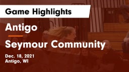 Antigo  vs Seymour Community  Game Highlights - Dec. 18, 2021