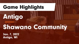 Antigo  vs Shawano Community  Game Highlights - Jan. 7, 2022
