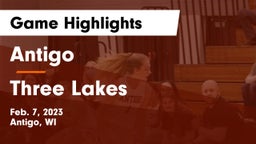 Antigo  vs Three Lakes  Game Highlights - Feb. 7, 2023