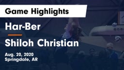 Har-Ber  vs Shiloh Christian  Game Highlights - Aug. 20, 2020