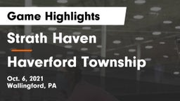 Strath Haven  vs Haverford Township  Game Highlights - Oct. 6, 2021