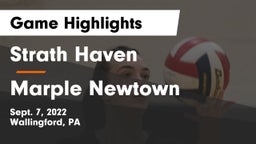 Strath Haven  vs Marple Newtown  Game Highlights - Sept. 7, 2022