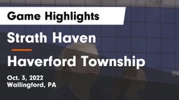 Strath Haven  vs Haverford Township  Game Highlights - Oct. 3, 2022