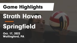Strath Haven  vs Springfield  Game Highlights - Oct. 17, 2022