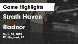 Strath Haven  vs Radnor  Game Highlights - Sept. 20, 2023