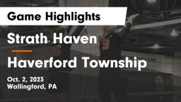 Strath Haven  vs Haverford Township  Game Highlights - Oct. 2, 2023