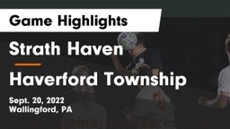 Strath Haven  vs Haverford Township  Game Highlights - Sept. 20, 2022